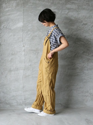 Yarmo（ヤーモ）の「yarmo Bib and Blace Overall（つなぎ
