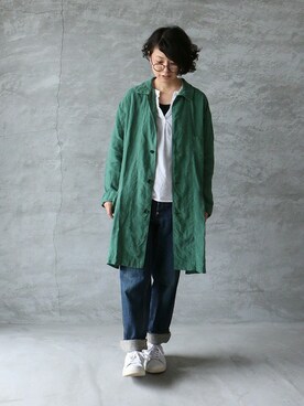 ambience-asumiさんの「adidas originals stan smith green」を使ったコーディネート