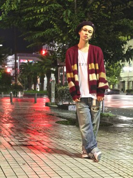「CONVERSE（コンバース）のアイテム（その他）」を使った、MANYさん（メンズ・172cm）の秋コーディネート