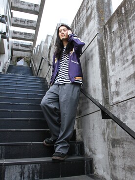 「東洋エンタープライズ（トーヨーエンタープライズ）のアイテム（その他アウター）」を使った、MANYさん（メンズ・175cm）の冬コーディネート