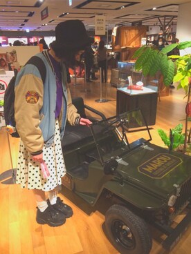 「Buffalo（バッファロー）のアイテム」を使った、えのき🍄さん（レディース・166cm）の冬コーディネート