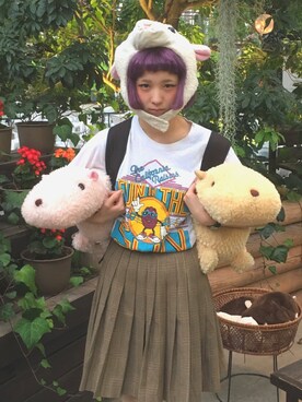 「used mix」｜「アイテム（その他）」を使った、えのき🍄さん（レディース・166cm）の秋コーディネート