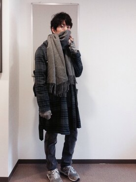 「アイテム（その他アウター）」を使った、マロポッポ軍曹さん（メンズ・172cm・20代）の冬コーディネート