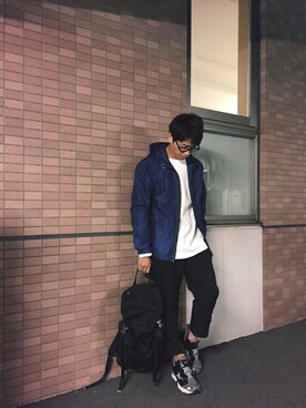 「umit benan（ウミットベナン）のアイテム（ジャケット/アウター）」を使った、マロポッポ軍曹さん（メンズ・173cm）の秋コーディネート