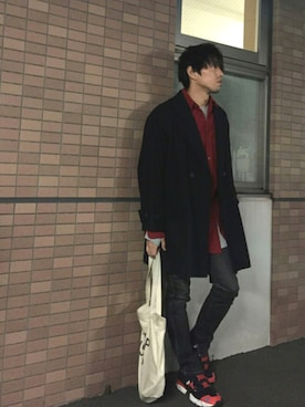 マロポッポ軍曹さん（メンズ・173cm）の冬コーディネート