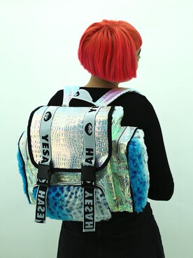 「 バックパック」｜YESAHさん（レディース・165cm）の秋コーディネート