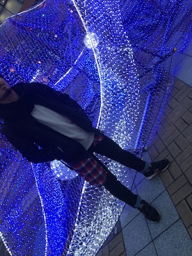 「Abercrombie&Fitch（アバークロンビーアンドフィッチ）のアイテム（スウェット）」を使った、daiki818さん（メンズ・167cm）の冬コーディネート