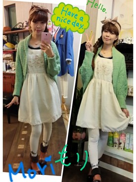 唐ayaさん（レディース・163cm）の春コーディネート