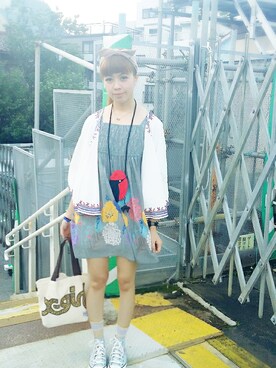 唐ayaさん（レディース・163cm）の夏コーディネート