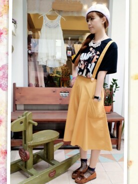 唐ayaさん(レディース・163cm)の夏コーディネート