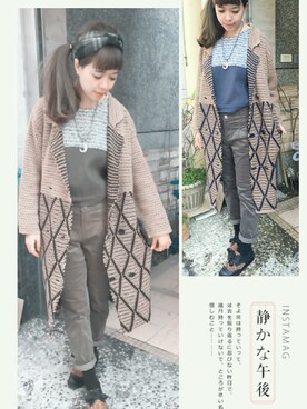 「Crisp」｜唐ayaさん（レディース・163cm）の冬コーディネート