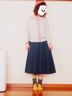 「FRAPBOIS（フラボア）のアイテム」を使った、ふかみさん（レディース・158cm）の冬コーディネート