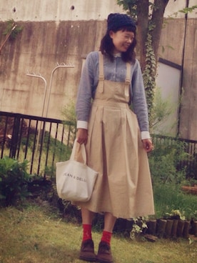 「PAR ICI（パーリッシィ）のアイテム」を使った、ふかみさん（レディース・158cm）の秋コーディネート