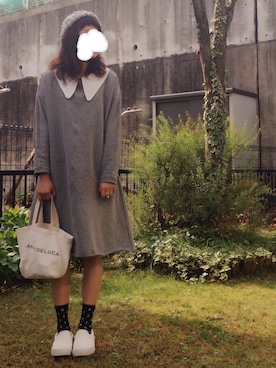 「haco!（ハコ）のアイテム」を使った、ふかみさん（レディース・158cm）の秋コーディネート