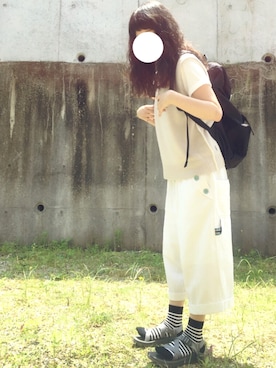 「FRAPBOIS（フラボア）のアイテム」を使った、ふかみさん（レディース・158cm）の夏コーディネート