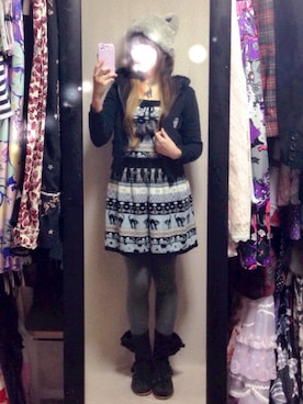 LAMBさん(レディース・159cm)の冬コーディネート