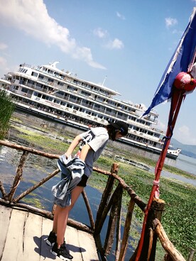 周啊呸さんのコーディネート