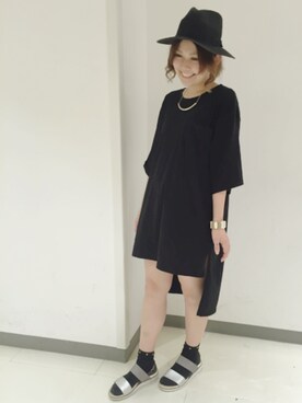 MAKIKO NAKAYAMAさん（レディース・157cm）の夏コーディネート