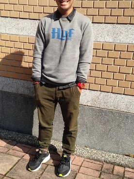 「Subcrew（サブクルー）のアイテム」を使った、迪さん（メンズ・173cm）の春コーディネート