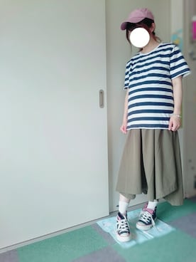 「one after another NICE CLAUP（ワンアフターアナザーナイスクラップ）のアイテム（財布/小物）」を使った、Sakuyaさん（レディース・155cm）の秋コーディネート