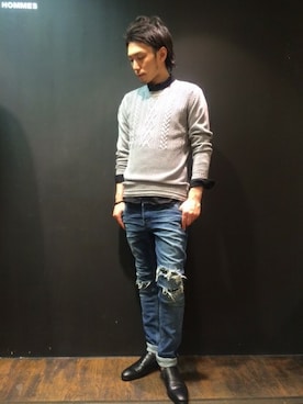 「スリッポン 黒」｜TAKAHISAさん（メンズ・174cm）の秋コーディネート