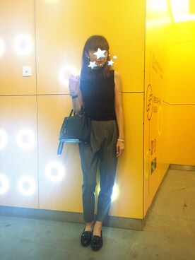 「PULL&BEAR（プルアンドベア）のアイテム（モカシン/デッキシューズ）」を使った、_Miyah_さん（レディース・165cm）の秋コーディネート