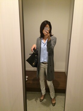 「passage mignon/flaneur（パサージュミニョンフラヌール）のアイテム（トップス）」を使った、SAYUさん（レディース・167cm）の夏コーディネート