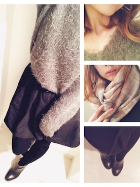 ai...さん（レディース・160cm）の冬コーディネート