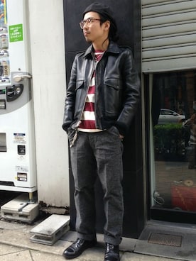 Junpeiさん(メンズ・166cm)の秋コーディネート