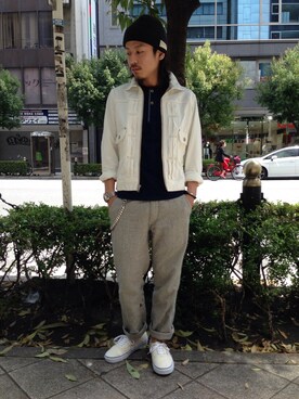 Junpeiさん（メンズ・166cm）の春コーディネート