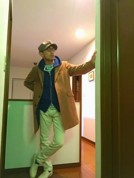 木琴さん（メンズ・170cm）の冬コーディネート