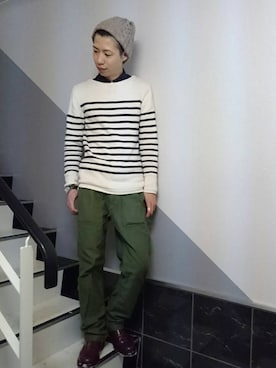 Y.A.a.m.さん（メンズ・174cm）の冬コーディネート