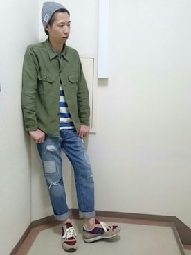 Y.A.a.m.さん（メンズ・174cm）の春コーディネート