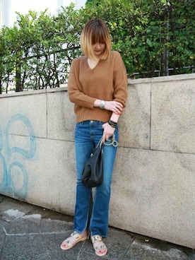 「relume」｜JOURNAL STANDARD relumeバイヤーさん（レディース・170cm）の冬コーディネート