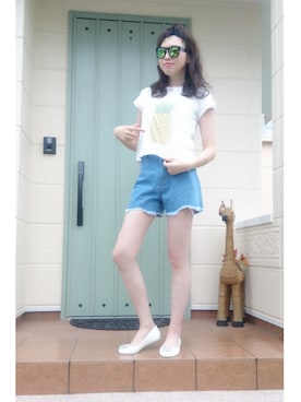 「ドラフトRA」｜hamu123さん（レディース・168cm）の夏コーディネート