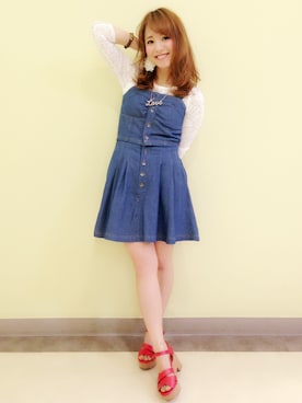 「mysty womam」｜岡やんさん（レディース・152cm）の春コーディネート