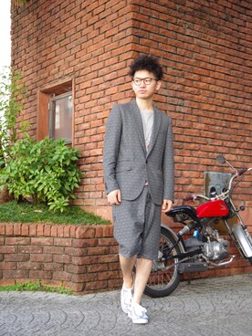 TSUMORI CHISATOのセットアップを使ったメンズ人気ファッション
