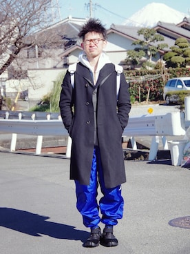 「le coq sportif」｜「アイテム（ジャケット/アウター）」を使った、まちゃち@Epic.さん（メンズ・170cm）の冬コーディネート
