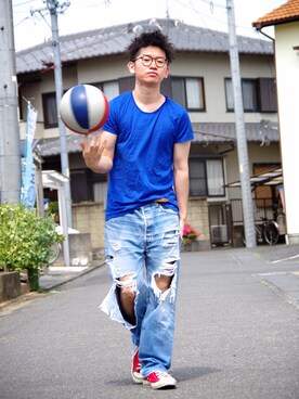 「freestylebasketball」｜まちゃち@Epic.さん（メンズ・170cm）の春コーディネート