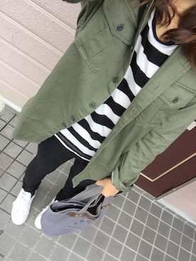 「adidas（アディダス）のadidas Originals / STAN SMITH W（スニーカー）」を使った、のりをさん（レディース・160cm）の秋コーディネート