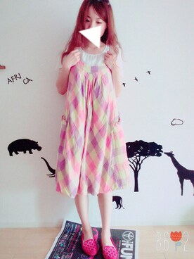 「AS as know as（エーエス アズノウアズ）のアイテム（ワンピース）」を使った、ゆうこさん（レディース・152cm）の夏コーディネート