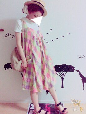 「AS as know as（エーエス アズノウアズ）のアイテム（ワンピース）」を使った、ゆうこさん（レディース・152cm）の夏コーディネート