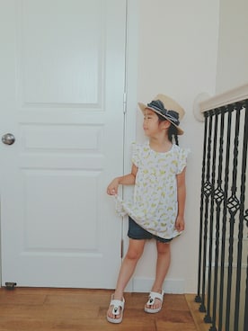 elenaさん（キッズ・110cm）の夏コーディネート