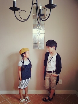 elenaさん（キッズ・110cm）の夏コーディネート