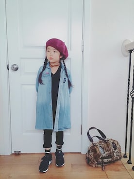 「チョーカー」｜elenaさん（キッズ・110cm）の秋コーディネート