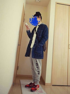 「NIKE(ナイキ)のアイテム(ショルダーバッグ)」を使った、syunさん(メンズ・170cm)の春コーディネート