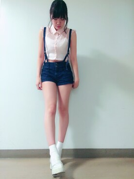 ぱりちゃん♡*さん（レディース・163cm）の夏コーディネート