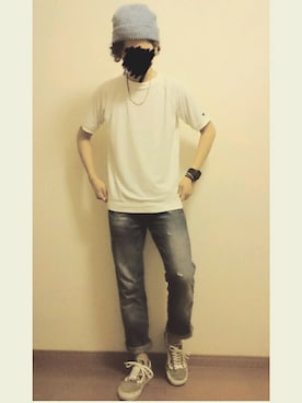 「USA」｜「アイテム（アクセサリー）」を使った、ガミ・ガミオさん（メンズ・175cm）の夏コーディネート