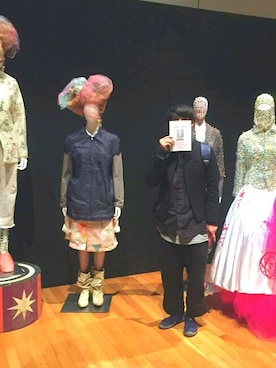 「Yohji Yamamoto（ヨウジヤマモト）のアイテム（ノーカラージャケット）」を使った、kobaさん（メンズ・169cm）の冬コーディネート
