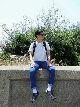 毛玉さん（メンズ・180cm）の春コーディネート